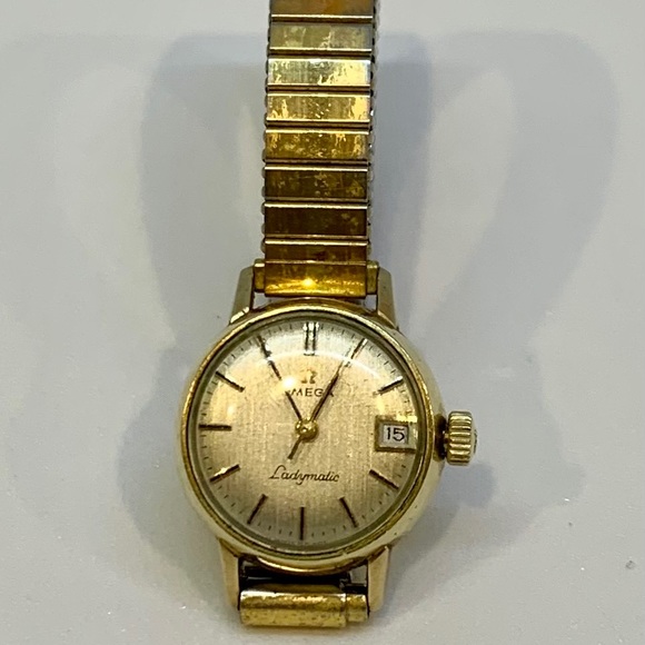 Omega | Accessories | Vintage 96s Omega Ladymatic Ladies Watch 14k Gf |  Poshmark